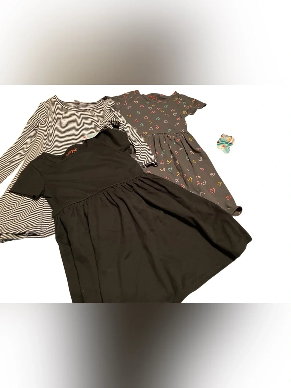 Lot Of 19 Toddler Girls Size 4-4T Dresses T Shirts Sweatshirt Tank Tops Jumpsuit